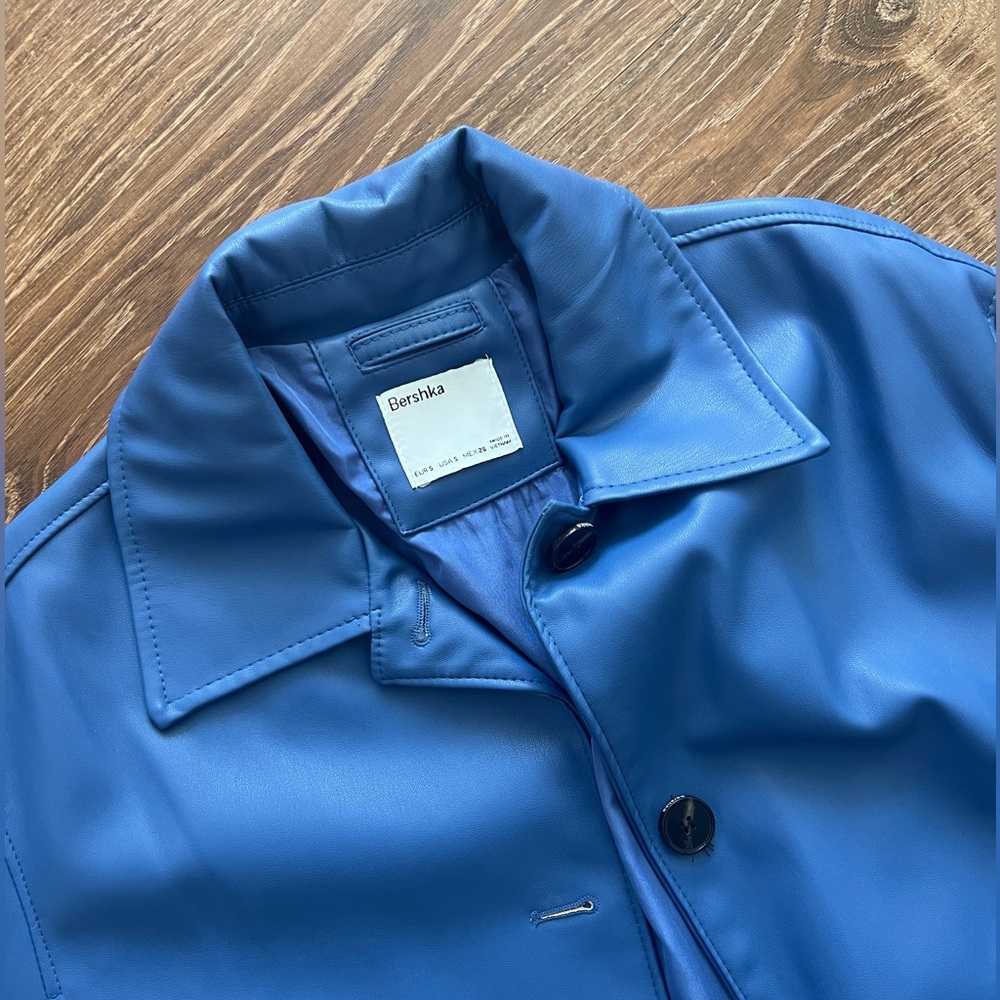 Bershka faux leather trench coat - Picture 5 of 5